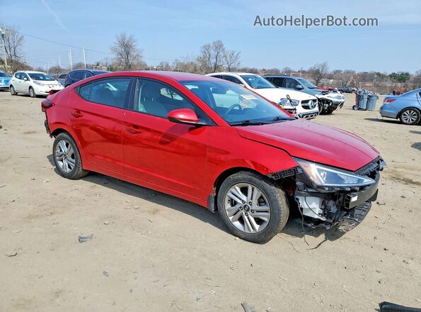 5NPD84LF0LH601403 2020 HYUNDAI ELANTRA Red Delantero derecho