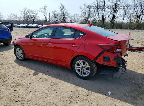 5NPD84LF0LH601403 2020 HYUNDAI ELANTRA Red Trasero izquierdo