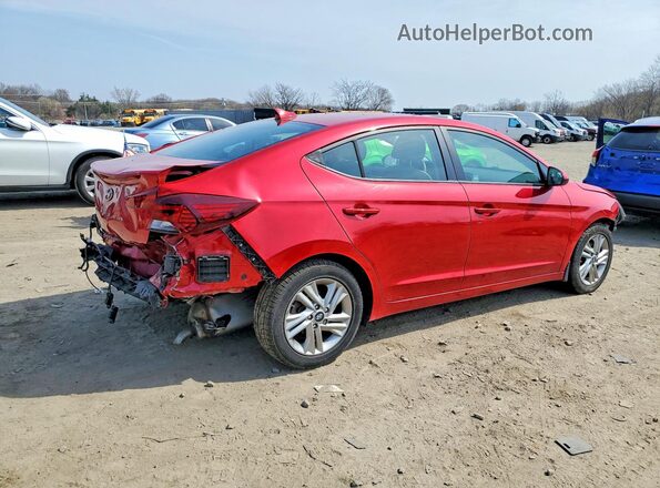 5NPD84LF0LH601403 2020 HYUNDAI ELANTRA Red Trasero derecho
