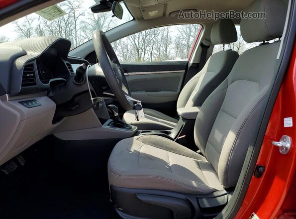 5NPD84LF0LH601403 2020 HYUNDAI ELANTRA Red Vista interior delantera