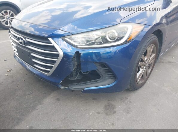 5NPD84LF1HH002579 2017 HYUNDAI ELANTRA Синий Вид спереди
