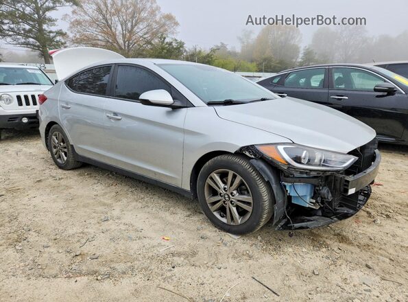 5NPD84LF1HH012612 2017 HYUNDAI ELANTRA Серебряный Передняя правая четверть