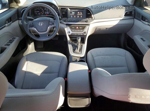 5NPD84LF1HH120499 2017 HYUNDAI ELANTRA White Vista del salpicadero