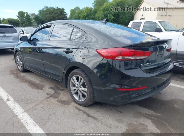 5NPD84LF1HH159870 2017 HYUNDAI ELANTRA Черный Задняя левая четверть