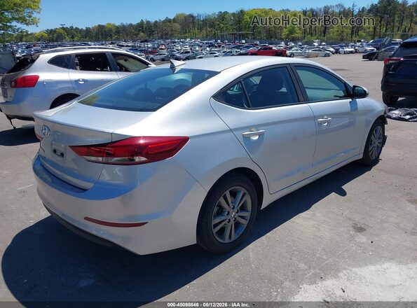 5NPD84LF1JH239871 2018 HYUNDAI ELANTRA Серебряный Задняя правая четверть