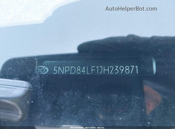 5NPD84LF1JH239871 2018 HYUNDAI ELANTRA Серебряный 