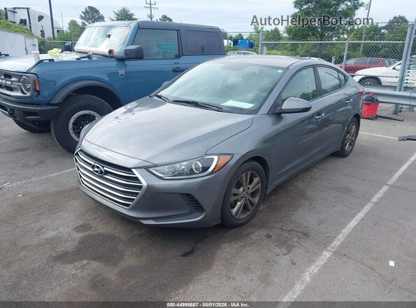 5NPD84LF1JH361842 2018 HYUNDAI ELANTRA Серый Передняя левая четверть