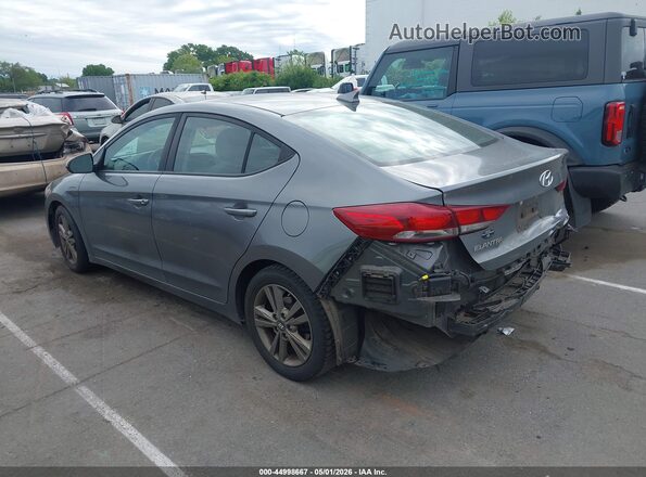 5NPD84LF1JH361842 2018 HYUNDAI ELANTRA Серый 