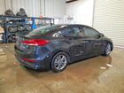 2018 Hyundai Elantra Sel Черный vin: 5NPD84LF1JH377832