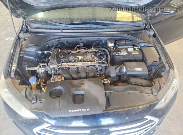 5NPD84LF1JH377832 2018 HYUNDAI ELANTRA Черный Вид задней части салона