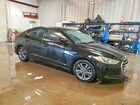 2018 Hyundai Elantra Sel Черный vin: 5NPD84LF1JH377832