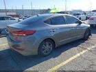 2018 Hyundai Elantra Sel Gray vin: 5NPD84LF1JH384487