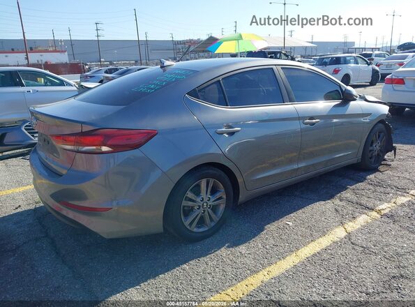 5NPD84LF1JH384487 2018 HYUNDAI ELANTRA Gray Задня права чверть