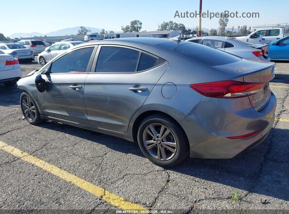 5NPD84LF1JH384487 2018 HYUNDAI ELANTRA Gray Задня ліва чверть