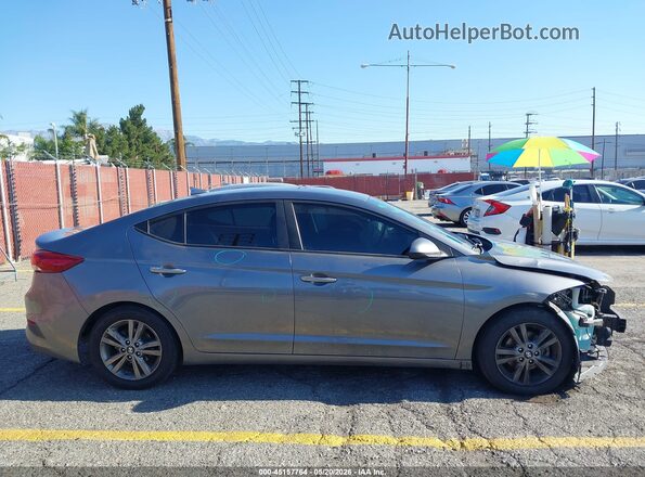 5NPD84LF1JH384487 2018 HYUNDAI ELANTRA Gray Панорамний вид салону 360°