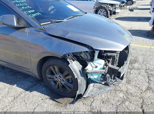 5NPD84LF1JH384487 2018 HYUNDAI ELANTRA Gray 