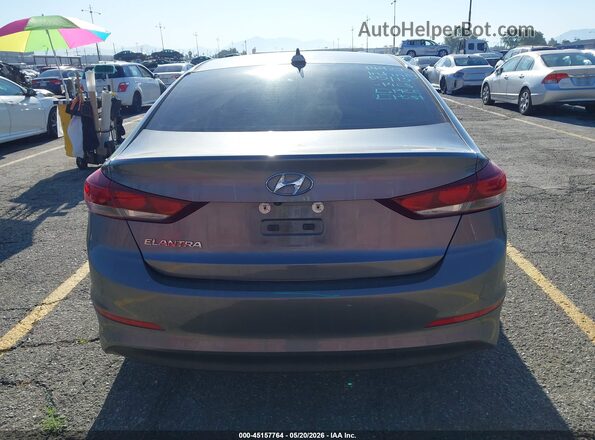 5NPD84LF1JH384487 2018 HYUNDAI ELANTRA Gray 