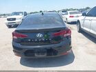 2019 Hyundai Elantra Sel Черный vin: 5NPD84LF1KH403668