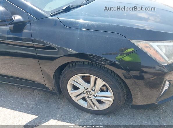 5NPD84LF1KH403668 2019 HYUNDAI ELANTRA Черный Вид спереди