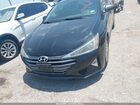 2019 Hyundai Elantra Sel Черный vin: 5NPD84LF1KH403668