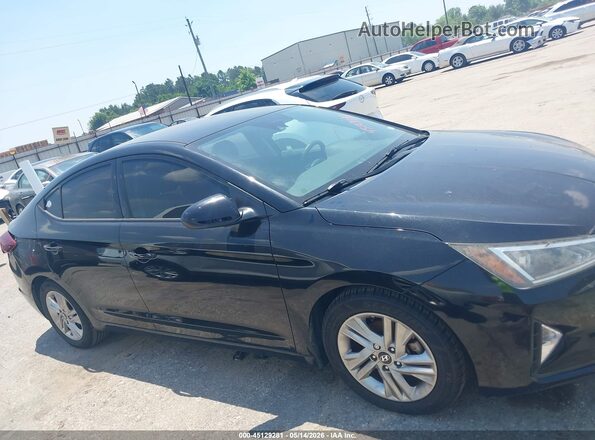 5NPD84LF1KH403668 2019 HYUNDAI ELANTRA Черный Вид задней части салона