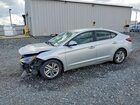 2019 Hyundai Elantra Sel Silver vin: 5NPD84LF1KH404397