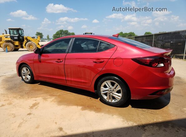 5NPD84LF1KH446018 2019 HYUNDAI ELANTRA Red Widok naklejki z numerem VIN