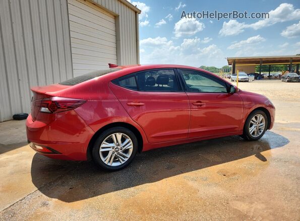 5NPD84LF1KH446018 2019 HYUNDAI ELANTRA Red Widok wnętrza 360 stopni