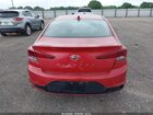 2019 Hyundai Elantra Sel Красный vin: 5NPD84LF1KH467693