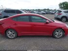 2019 Hyundai Elantra Sel Красный vin: 5NPD84LF1KH467693