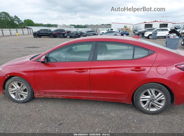 5NPD84LF1KH467693 2019 HYUNDAI ELANTRA Красный Панорамный вид салона 360°
