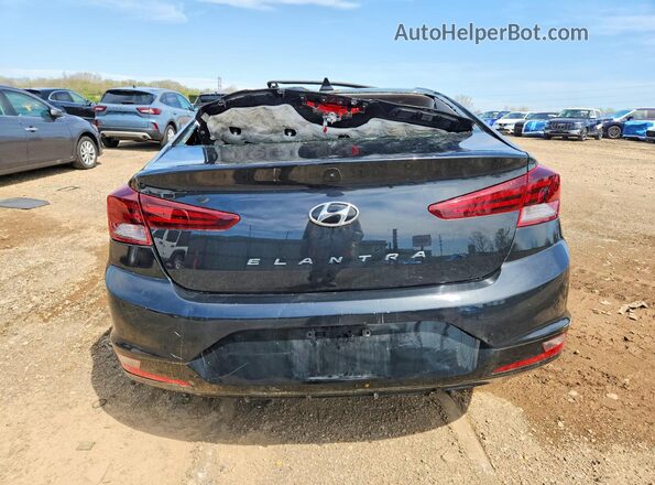 5NPD84LF1LH521124 2020 HYUNDAI ELANTRA Black Հետևի տեսք