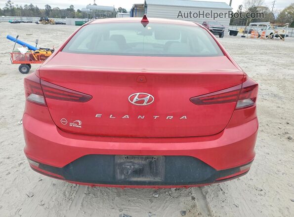 5NPD84LF1LH582389 2020 HYUNDAI ELANTRA Red Widok z tyłu