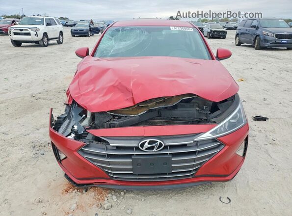 5NPD84LF1LH582389 2020 HYUNDAI ELANTRA Red Widok z przodu