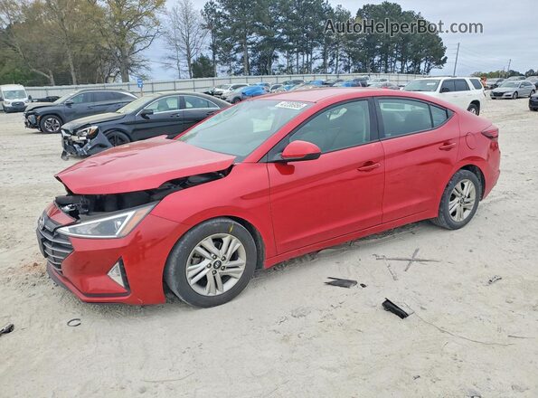 5NPD84LF1LH582389 2020 HYUNDAI ELANTRA Red Przód lewy