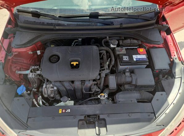 5NPD84LF1LH583025 2020 HYUNDAI ELANTRA Red Widok wnętrza z tyłu
