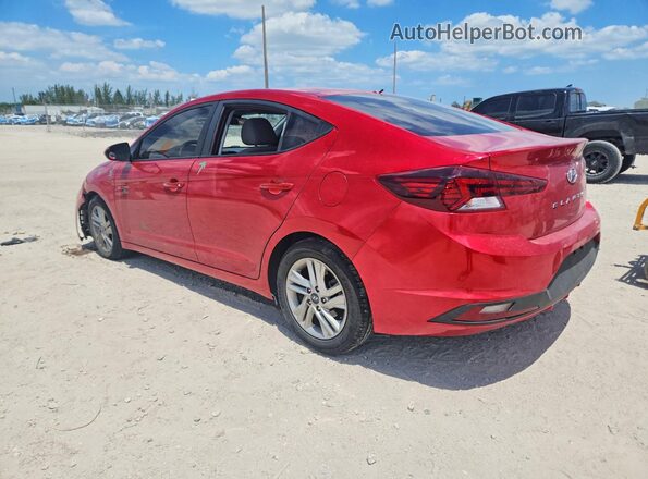 5NPD84LF1LH583025 2020 HYUNDAI ELANTRA Red Tył lewy