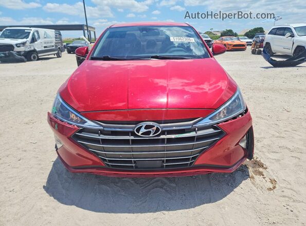5NPD84LF1LH583025 2020 HYUNDAI ELANTRA Red Widok z przodu
