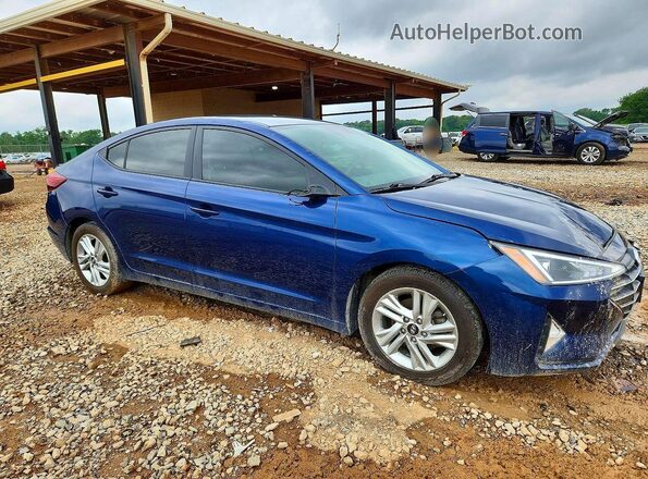 5NPD84LF1LH584546 2020 HYUNDAI ELANTRA Blue Delantero derecho