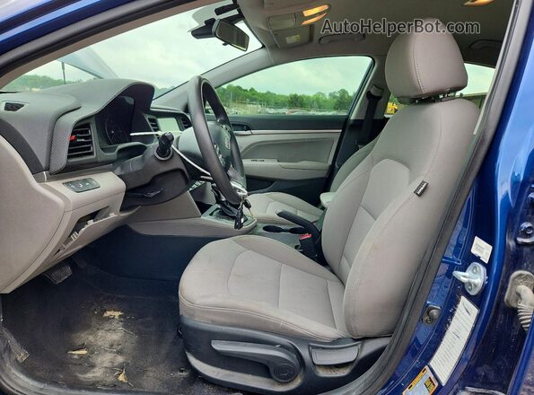 5NPD84LF1LH584546 2020 HYUNDAI ELANTRA Blue Vista interior delantera