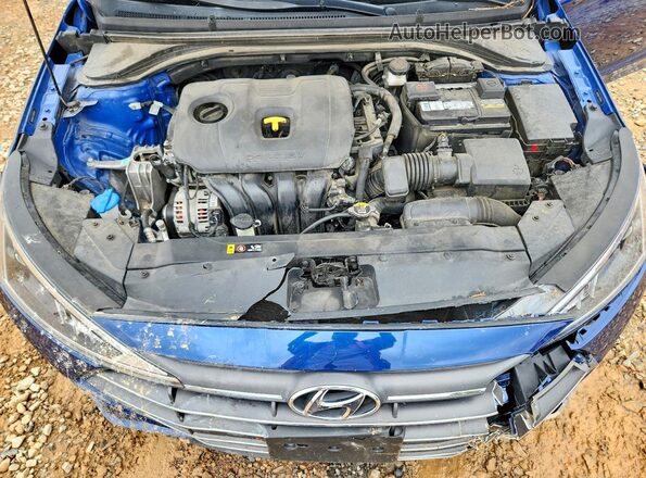 5NPD84LF1LH584546 2020 HYUNDAI ELANTRA Blue Vista interior trasera