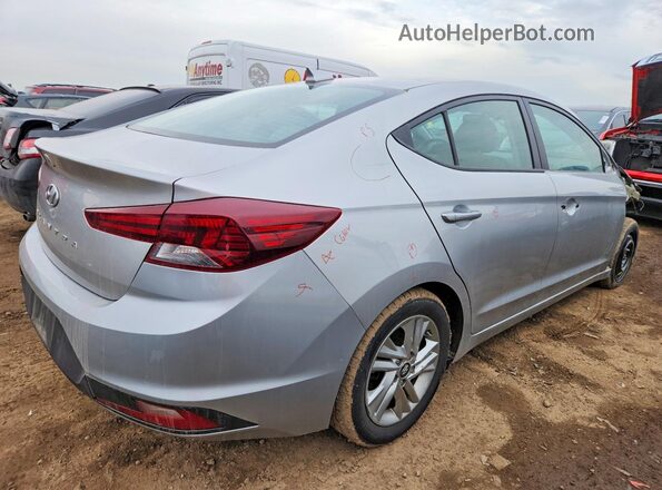5NPD84LF1LH589603 2020 HYUNDAI ELANTRA Серебряный Задняя правая четверть