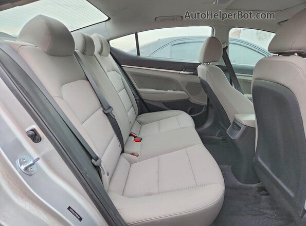 5NPD84LF1LH589603 2020 HYUNDAI ELANTRA Серебряный Вид задних сидений