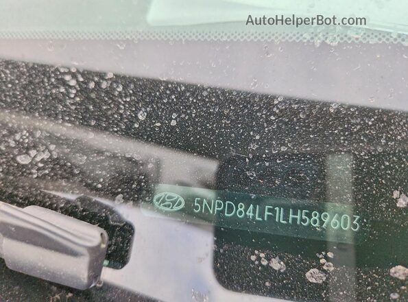 5NPD84LF1LH589603 2020 HYUNDAI ELANTRA Серебряный Вид наклейки с VIN-кодом