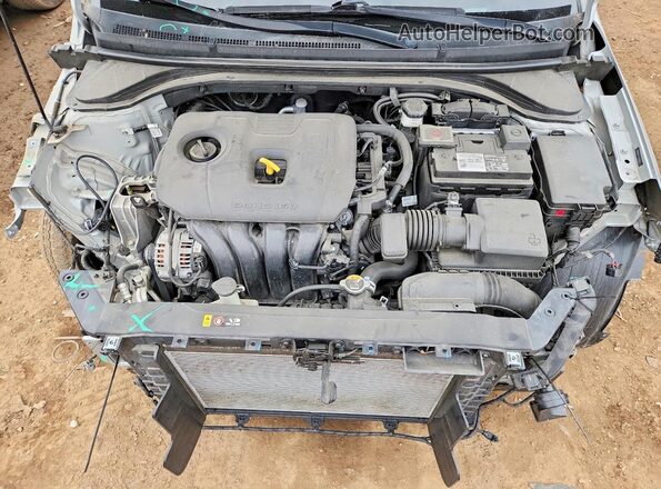 5NPD84LF1LH589603 2020 HYUNDAI ELANTRA Серебряный Вид задней части салона