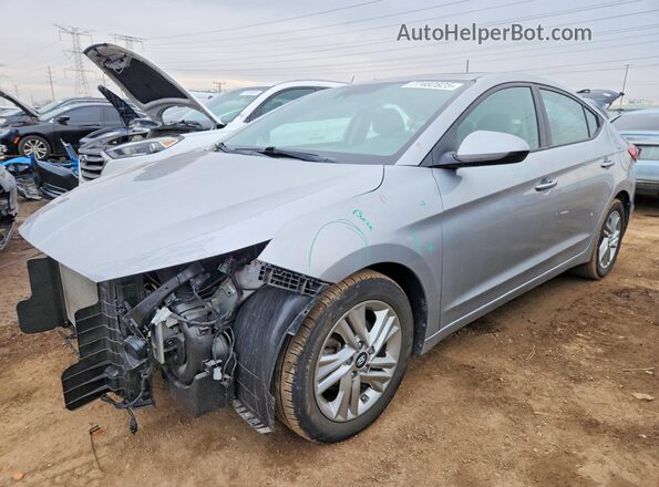 5NPD84LF1LH589603 2020 HYUNDAI ELANTRA Серебряный Передняя левая четверть
