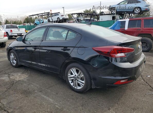 5NPD84LF1LH604455 2020 HYUNDAI ELANTRA Black Հետևի ձախ