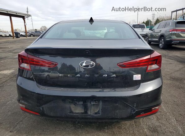5NPD84LF1LH604455 2020 HYUNDAI ELANTRA Black Հետևի տեսք