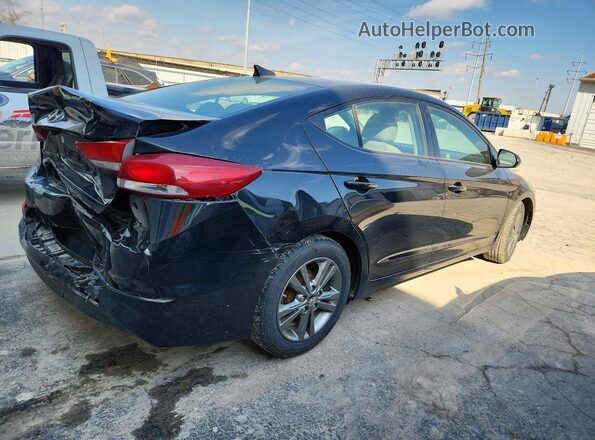 5NPD84LF2HH008309 2017 HYUNDAI ELANTRA Black Trasero derecho