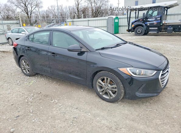 5NPD84LF2HH008309 2017 HYUNDAI ELANTRA Black Delantero derecho